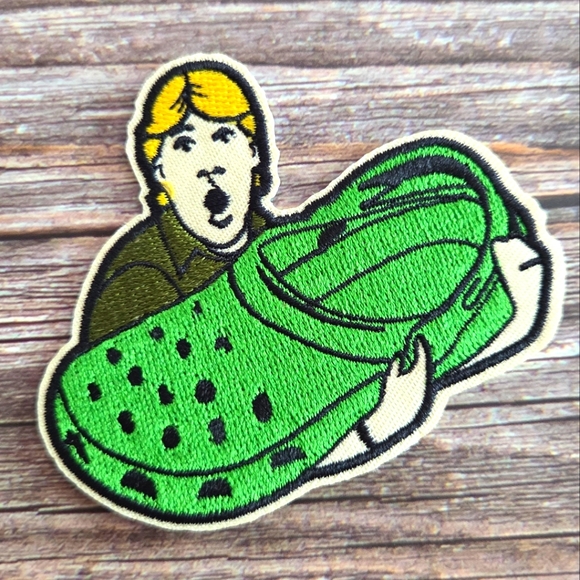 Other - Steve Irwin Holding A Croc Funny Australia Crocodile Reptile Iron On Patch
